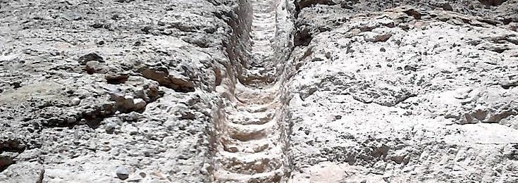 La Escalera del Indio, un monumento pétreo en la comuna de María Elena