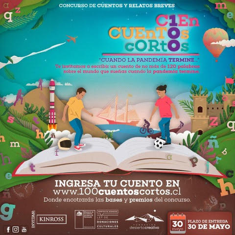 Más de mil historias participaron del concurso “100 Cuentos Cortos” sobre la Pandemia