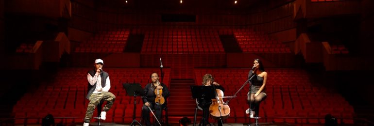 Profesores y ex alumnos del Liceo de Música se reencontraron en el escenario